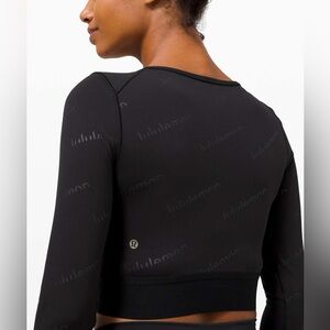 Lululemon Wunder Train Cropped Long Sleeve *Special Edition*